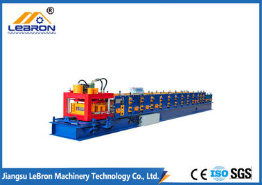 High Strength C Channel Rolling Machine 8 KW 0.4-1.5mm Material Thickness