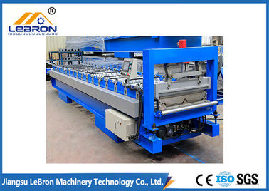 YX25-205-820 type joint hidden roof panel roll forming machine blue and grey color 2018 new type made in china