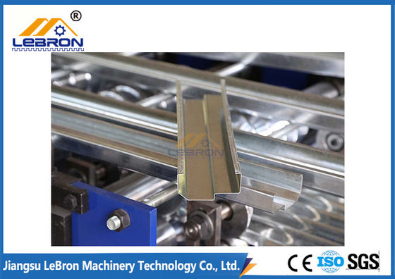 7.5KW 1.2mm Galvanized Steel Door Frame Making Machine PLC Control