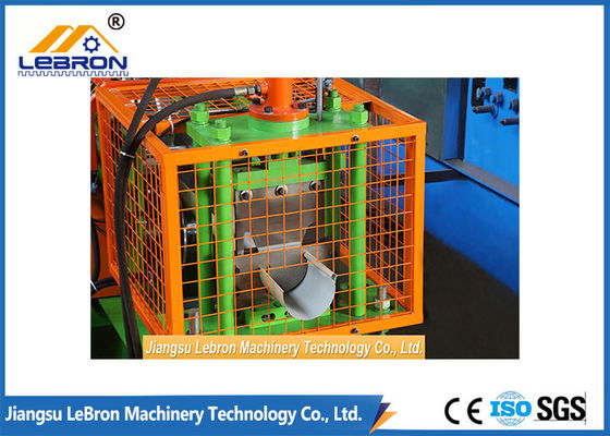 Q235 T18mm Half Round Gutter Roll Forming Machine Multiple Raises Buildings Use